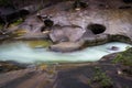 Detail from Babinda Boulders, famous tourist attraction south of Cairns, Queensland, Australia Royalty Free Stock Photo