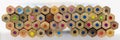 Detail of the back of colored pencils Royalty Free Stock Photo