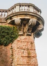 Detail of a balcony of the 1700th Royalty Free Stock Photo