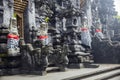 Detail from the Balinese Hindu temple Pura Goa Lawah in Indonesia Royalty Free Stock Photo