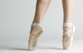 detail of ballet dancer& x27;& x27;s feet Royalty Free Stock Photo