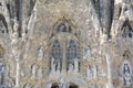 Detail of Basilica and Expiatory Church of the Holy Family Royalty Free Stock Photo