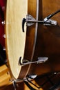 Detail of a bass drum