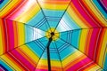 Detail of beach umbrella Royalty Free Stock Photo