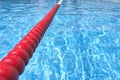 beacon or buoy separating a lane in a swimming pool