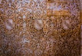 detail of a beautiful decoration of the alhambra palace in spain....IMAGE Royalty Free Stock Photo