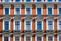 Detail of a beautiful old town house Royalty Free Stock Photo