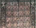 Beautiful ornate wrought iron security doors