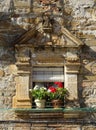 Detail of window in Biescas. AragÃÂ³n. Spain.