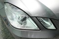 Detail a beauty sport car headlight Royalty Free Stock Photo