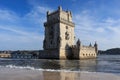Detail Belem Tower in Portugal