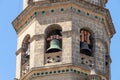 Detail of bell tower of Cathedral of the Assumption of the Virgin in Baeza, Saint Mary square, Jaen, Spain