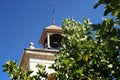 Detail of the bell tower of the Church of BoÃÂ±ar, LeÃÂ³n Spain