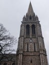 Detail of the bell tower of the St James Muswell Hill church. Royalty Free Stock Photo