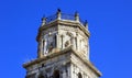 Detail of bell tower of St. Nikolaos church in Kiliomeno Royalty Free Stock Photo