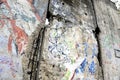 Detail of the Berlin Wall in Germany. Royalty Free Stock Photo