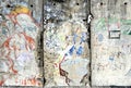 Detail of the Berlin Wall in Germany. Royalty Free Stock Photo