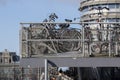 Detail Bicycle Parking Boat At The Central Train Station At Amsterdam The Netherlands 29-1-2022