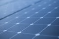 Solar panel cells close up - alternative energy. Royalty Free Stock Photo