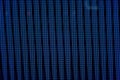 detail of a blue and white led advertising screen Royalty Free Stock Photo