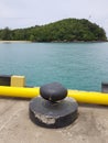 Detail of Bollards at The Pier in Calang, Aceh