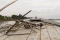 Bow of a wooden boat