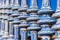 Detail of bridge in Plaza de Espana, Seville, Spain Royalty Free Stock Photo