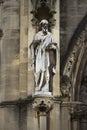 Detail from Bristol Cathedral founded in 1140, originally named St Augustine`s Abbey Royalty Free Stock Photo