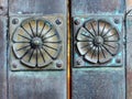 Detail, Bronze Rosettes