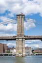 Detail of the Brooklyn Bridge in New York City Royalty Free Stock Photo