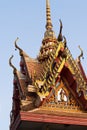 Detail of Buddhist temple Royalty Free Stock Photo