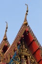 Detail of Buddhist temple Royalty Free Stock Photo