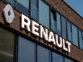 Detail of the building of Dacia-Renault dealership Royalty Free Stock Photo