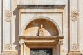 Detail of the building in the historic centre of Hvar town on Hvar island Royalty Free Stock Photo