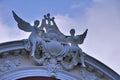 Detail on building of Ho Chi Minh City Opera house, VietNam Royalty Free Stock Photo