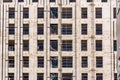 Detail of a building under construction with concrete walls Royalty Free Stock Photo