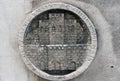 Detail of the building wall in Marseille, France