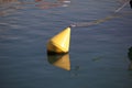 Detail of a buoy tied yellow 2.
