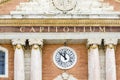 Detail of the Capitol building in Tolouse France Royalty Free Stock Photo