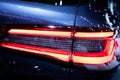 Car LED backlight lamp of new modern car Royalty Free Stock Photo