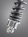 detail of a car shock absorber Royalty Free Stock Photo