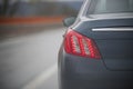 Detail of a car stop light Royalty Free Stock Photo