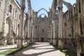 Detail of the Carmo church in Lisbon