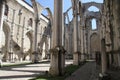 Detail of the Carmo church in Lisbon