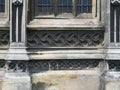 Detail of carving on the Lincoln cathedral