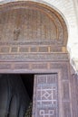 Carvings on door of the  Great Mosque of Kairouan, Kairouan, Tunisia Royalty Free Stock Photo