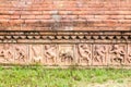 Detail of carvings at Somapuri Vihara Somapura Mahavihara , ruins of Buddhist monastic complex in Paharpur village, Banglade