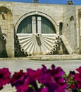 View on the Cascades decorated beautiful fountains in Yerevan,Armenia Royalty Free Stock Photo