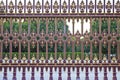 Detail of a cast iron gate in Wien Austria - Europe Royalty Free Stock Photo