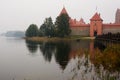 Detail of Castle of Trakai Royalty Free Stock Photo